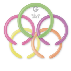 DF4 #081 NEON ASSORTED 558104 2IN